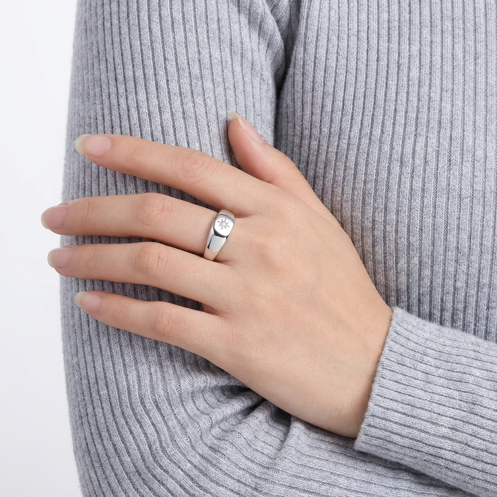 Polaris Silver Ring