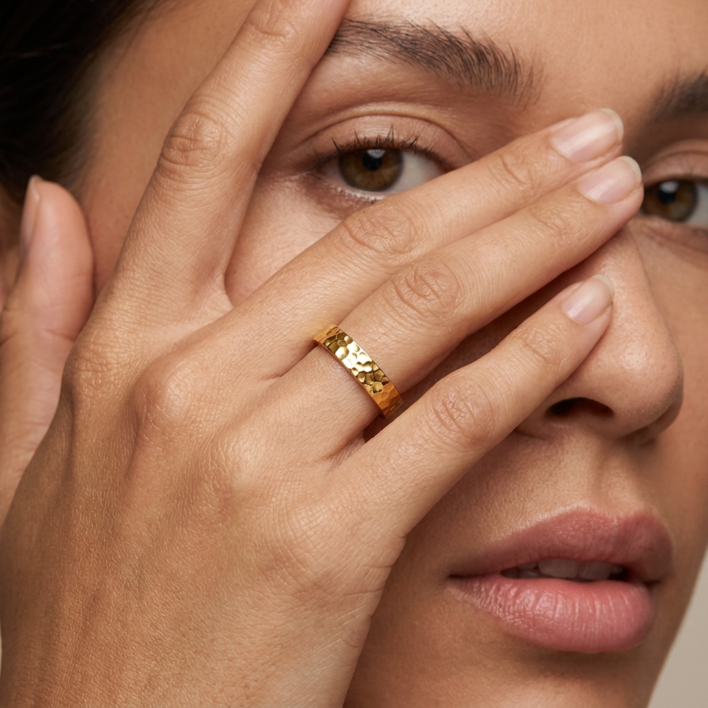Rhea Hammered Ring