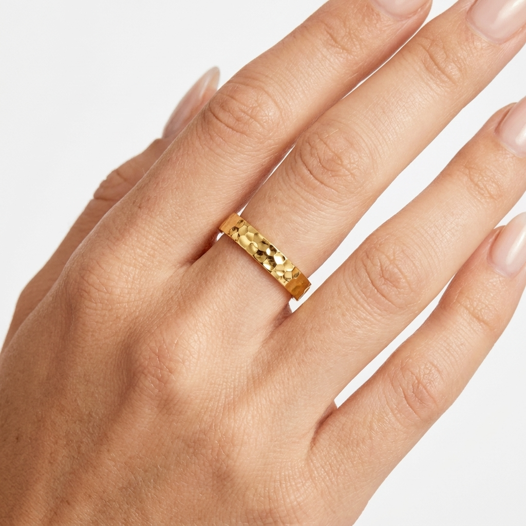 Rhea Hammered Ring