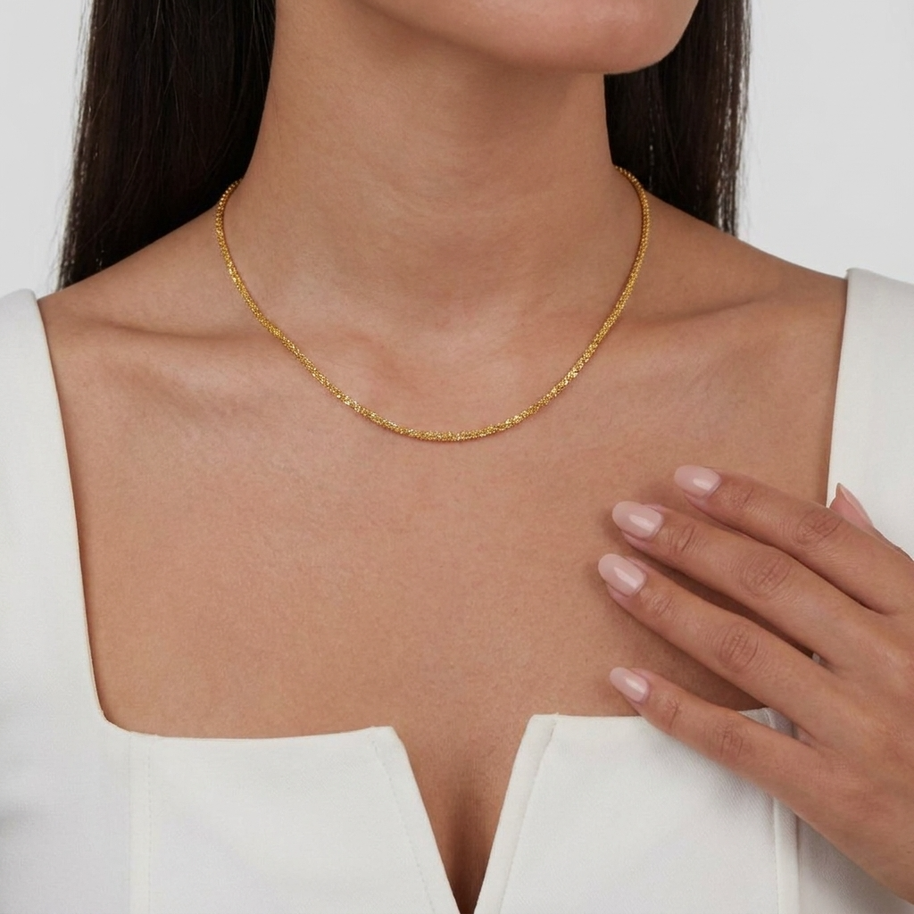 Roselle Gold Necklace