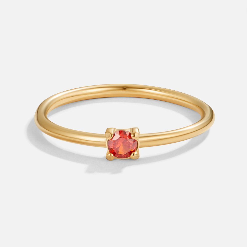 Ruby July Birthstone Ring
