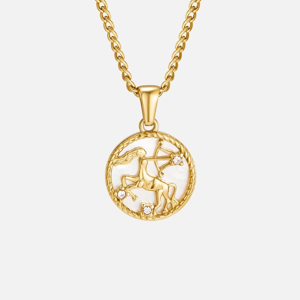 Sabine Zodiac Necklace