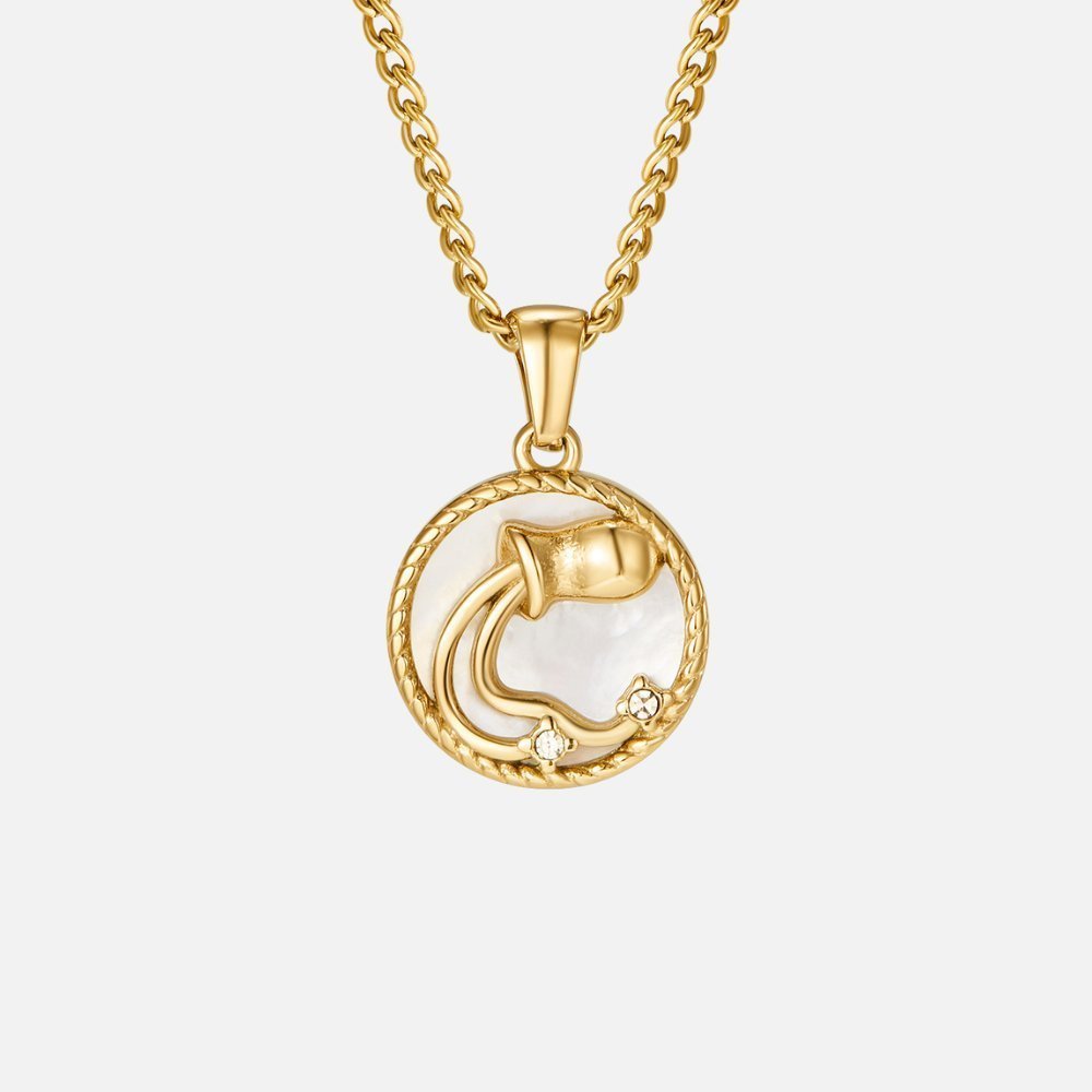 Sabine Zodiac Necklace