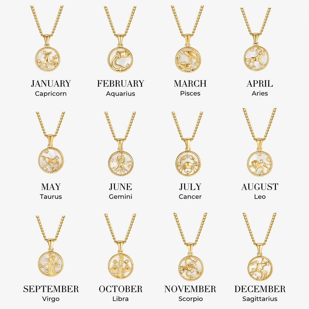 Sabine Zodiac Necklace