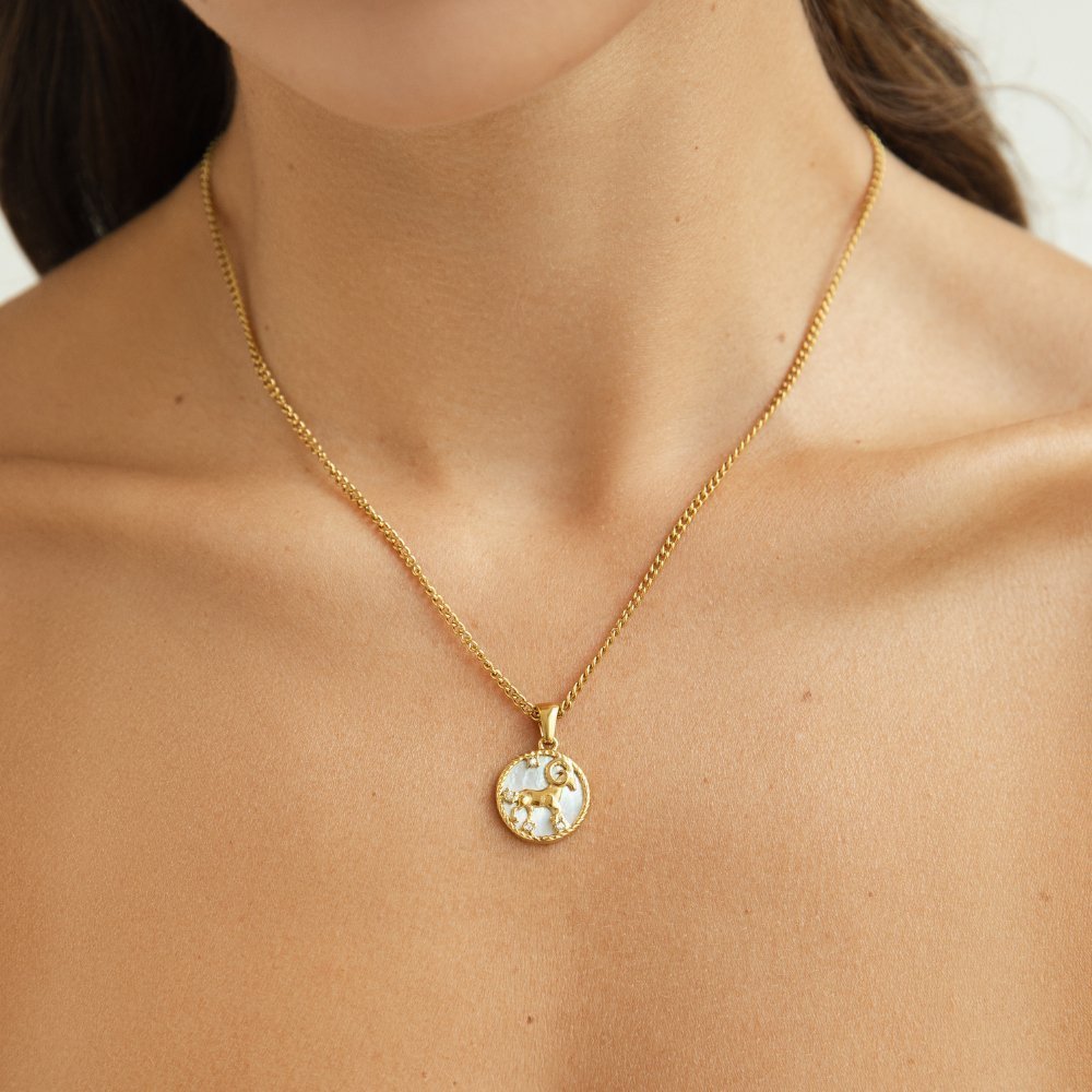 Sabine Zodiac Necklace