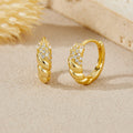 Selene Crystal Hoops
