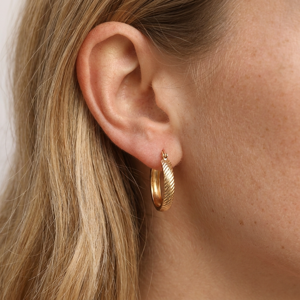 Selene Minimal Hoop Earrings