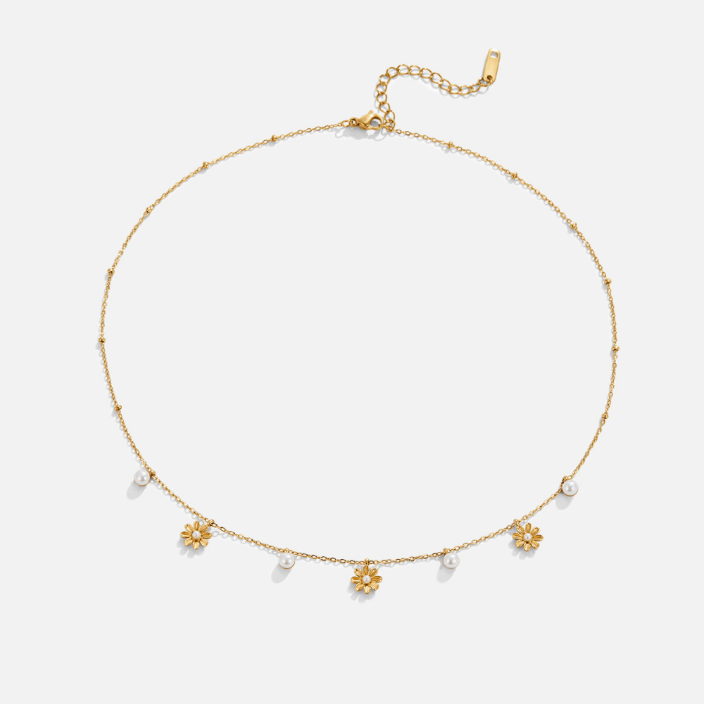 Siena Bloom Pearl Necklace