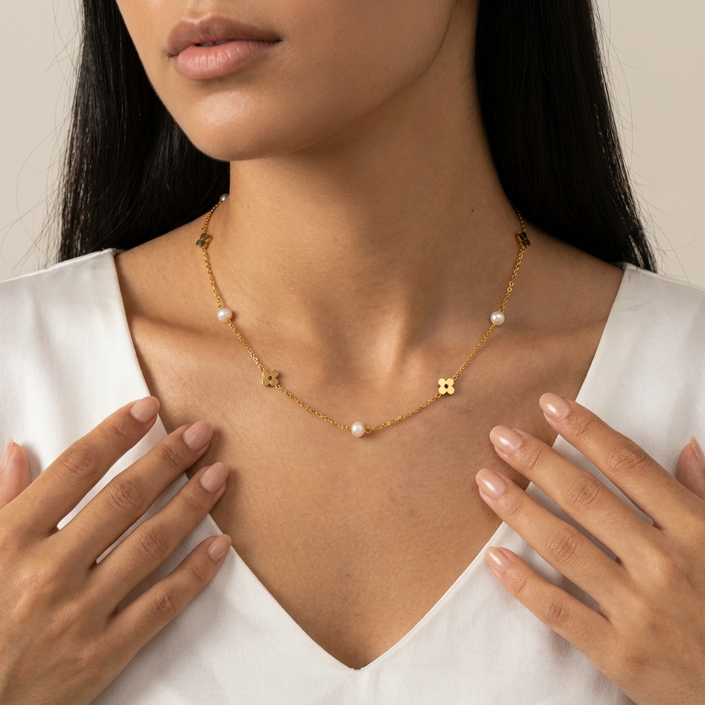 Signature Pearl & Petal Chain