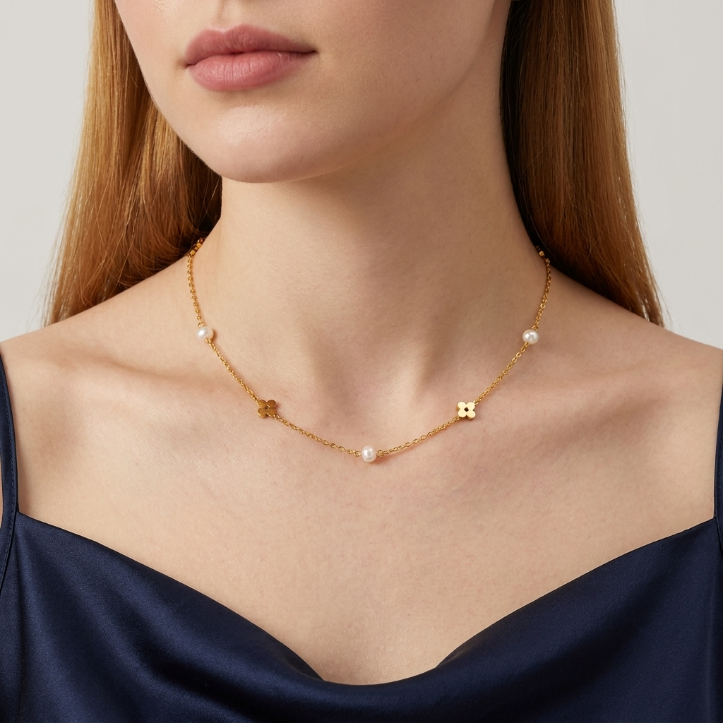 Signature Pearl & Petal Chain