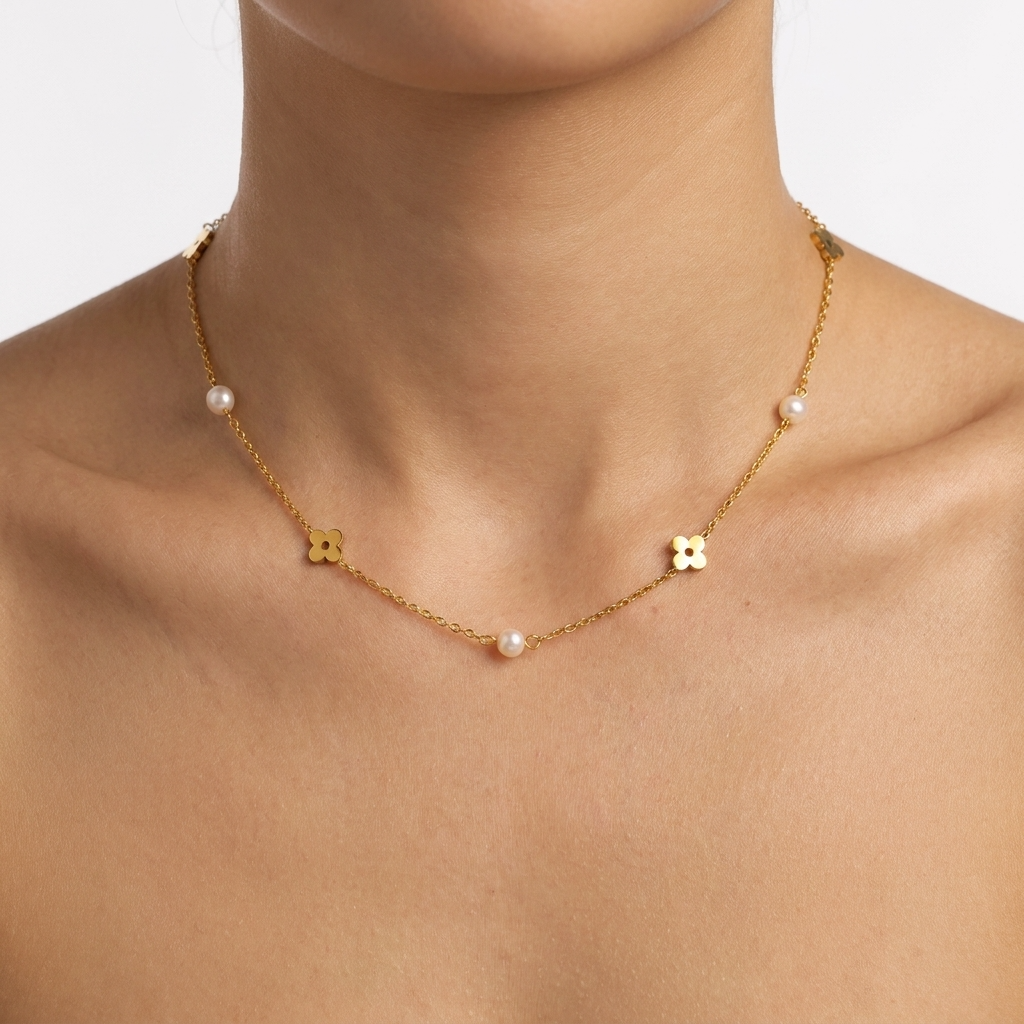 Signature Pearl & Petal Chain
