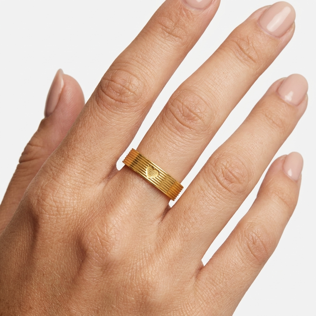 Soleil Minimalist Gold Ring