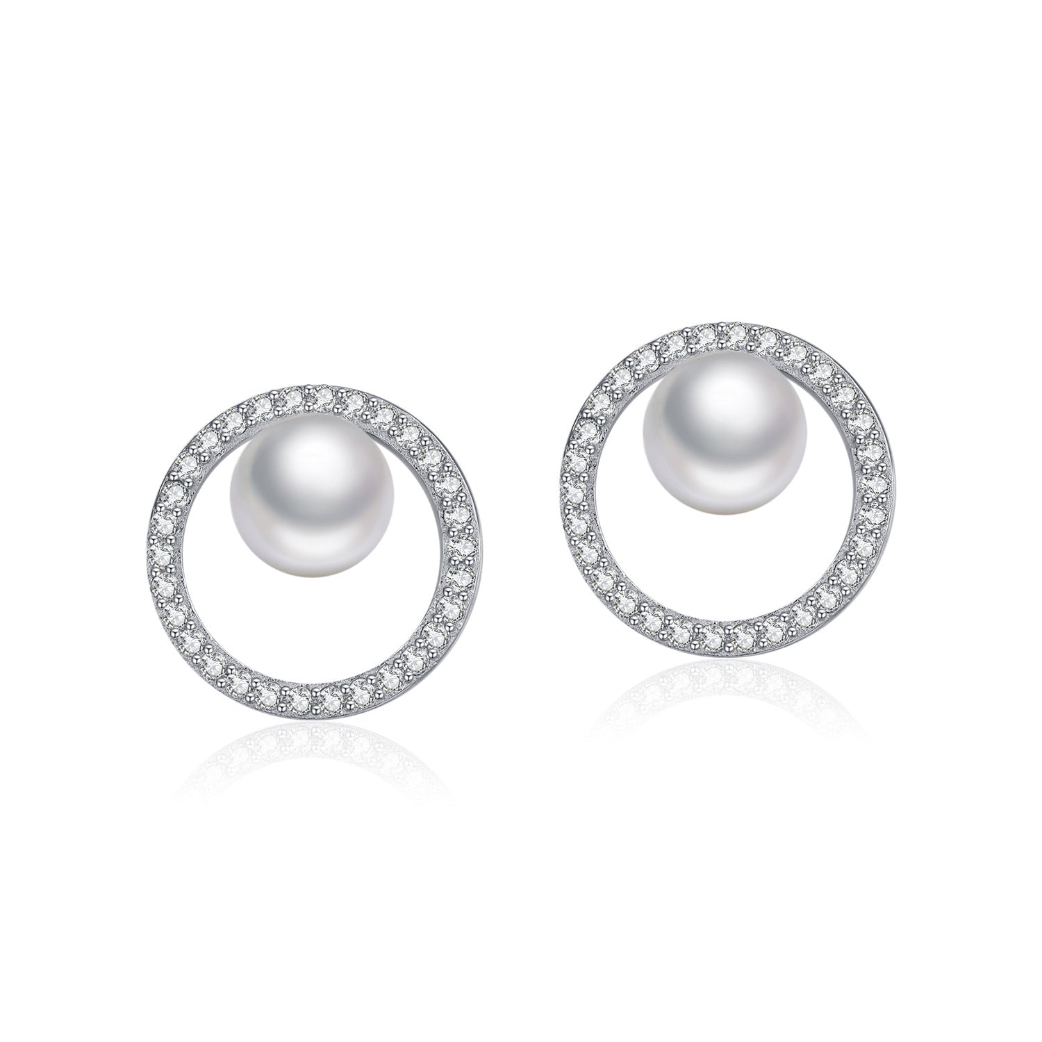 Soraya Silver Stud Earrings