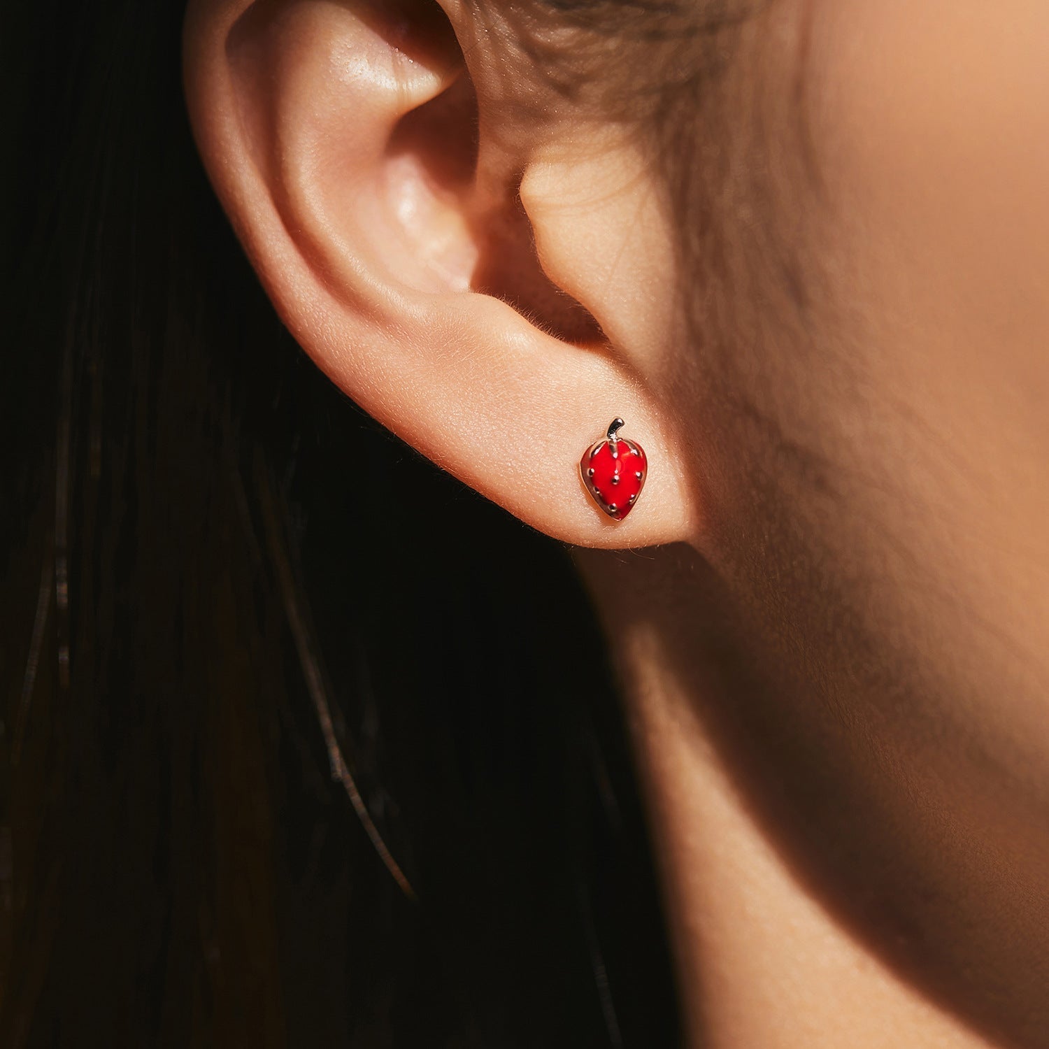 Strawberry Stud Earrings