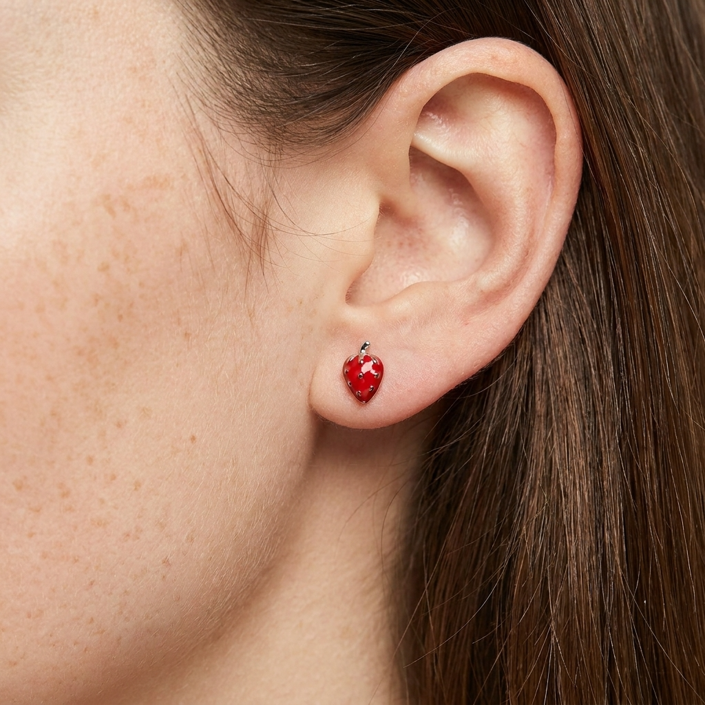 Strawberry Stud Earrings