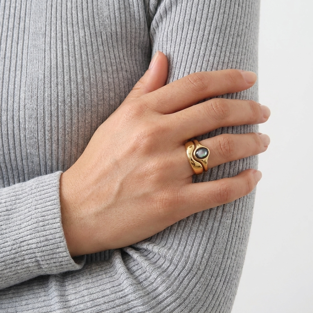 Tahitian Dusk Ring