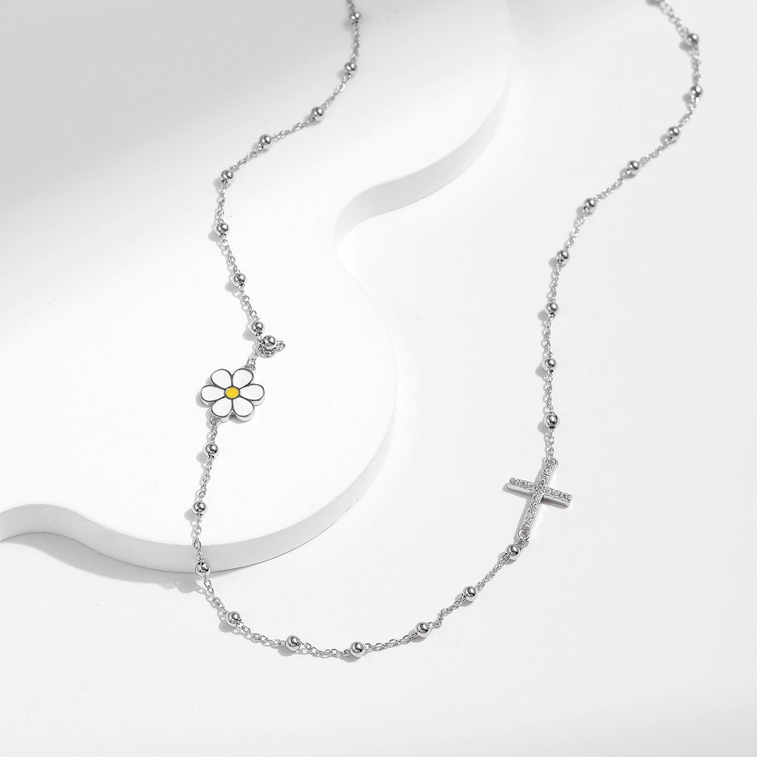 Talia Silver Necklace