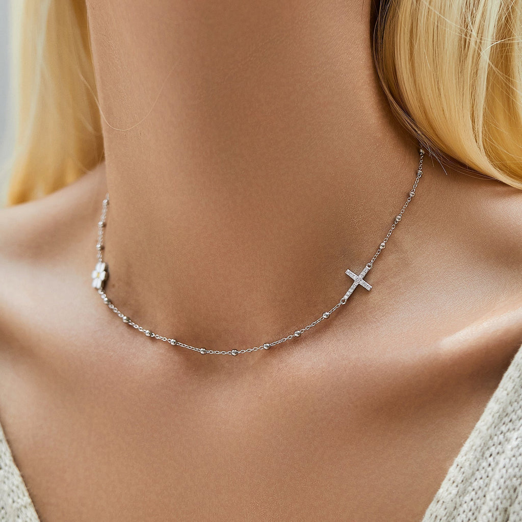 Talia Silver Necklace