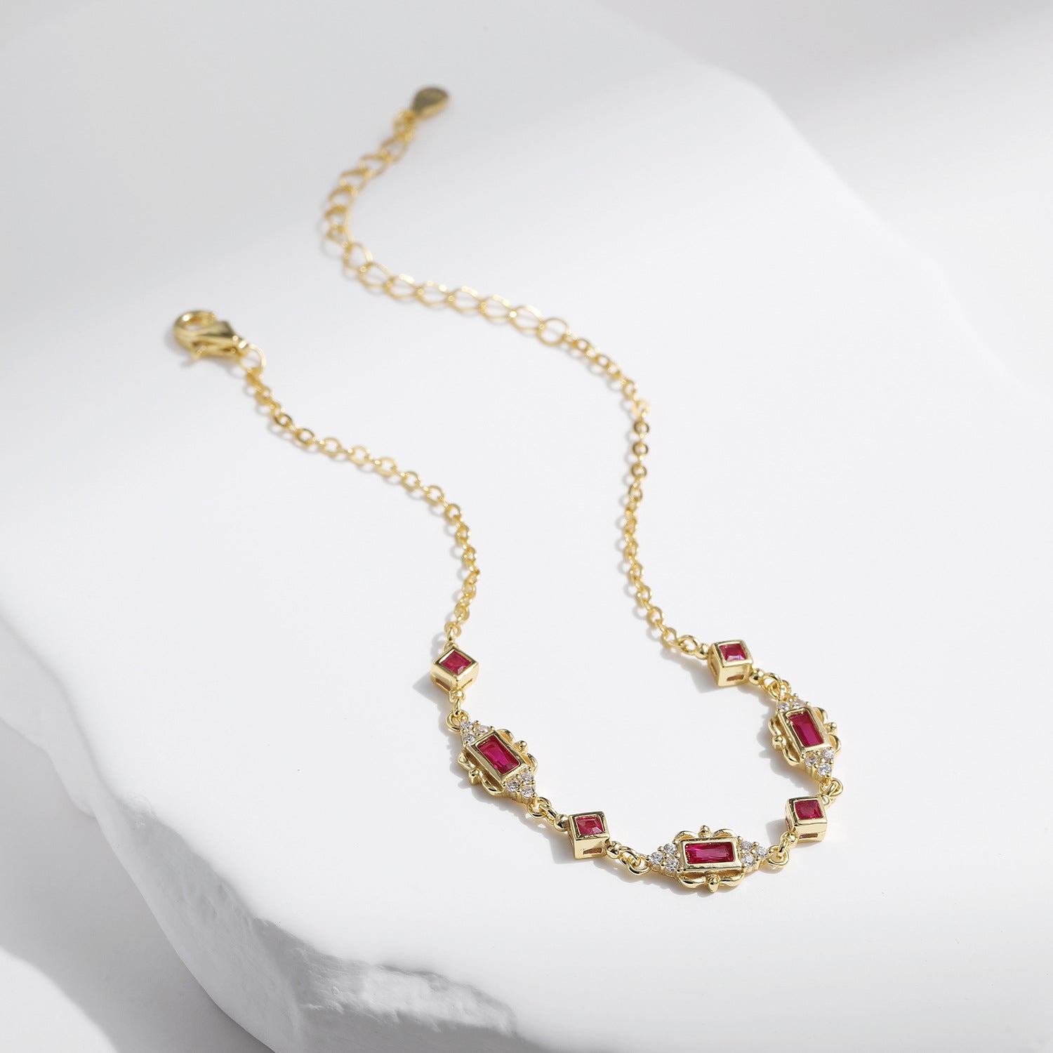 The Crimson Elegance Bracelet