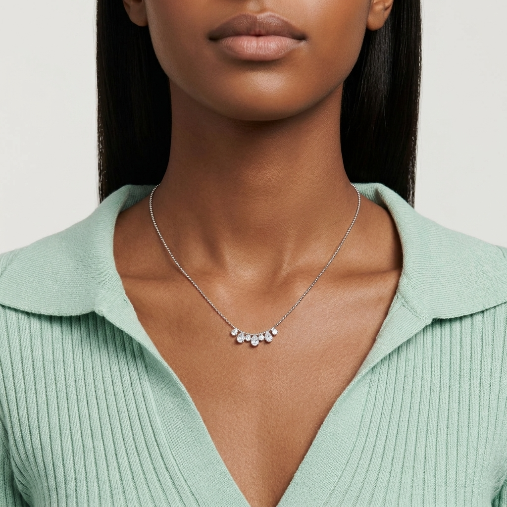 Yumi Silver Pendant Necklace