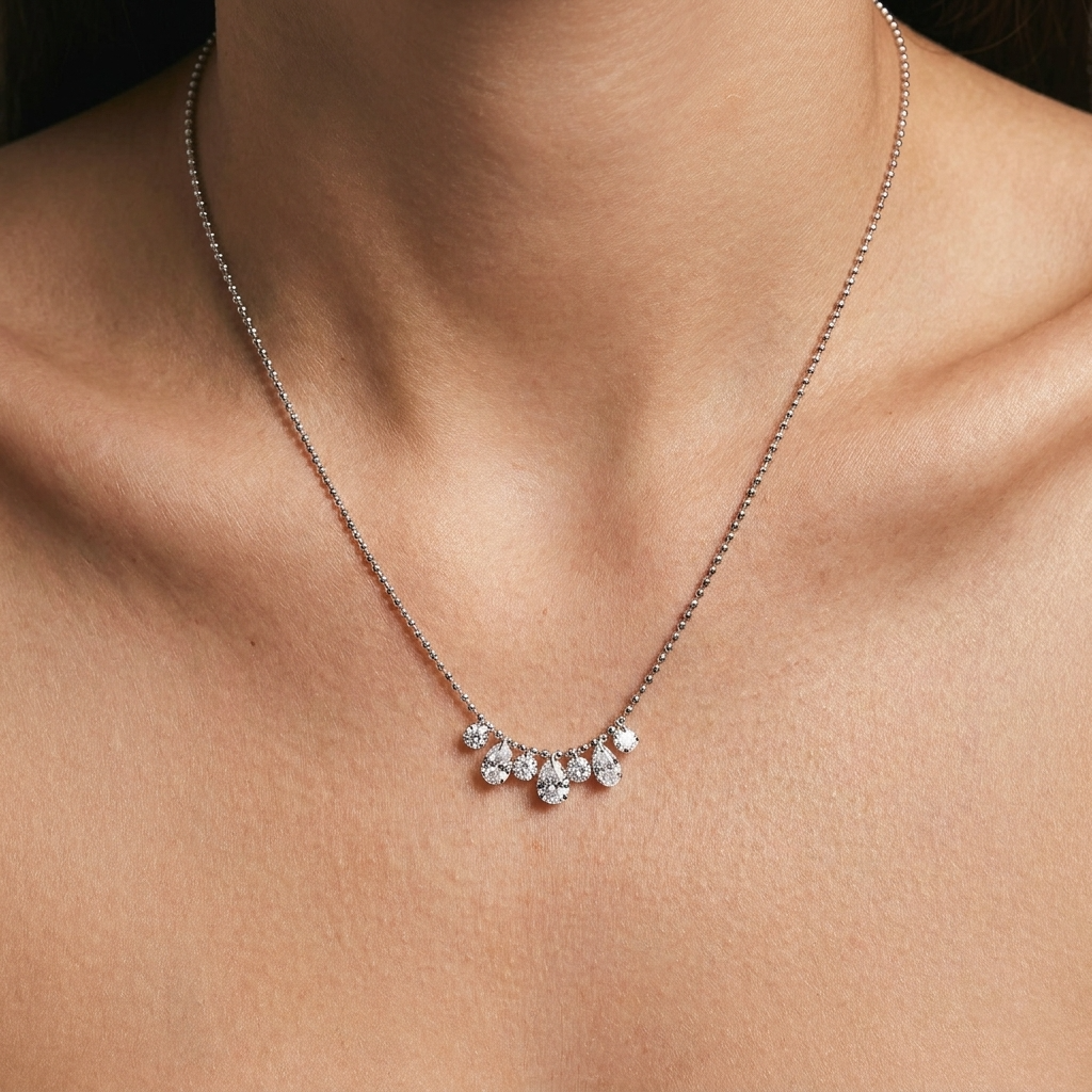 Yumi Silver Pendant Necklace